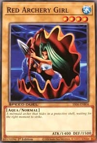 Red Archery Girl - Speed Duel Decks: Match of the Millennium - YuGiOh card