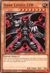 Dark Lucius LV8 - Speed Duel Decks: Twisted Nightmares - YuGiOh card