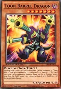 Toon Barrel Dragon - Speed Duel Decks: Match of the Millennium - YuGiOh card