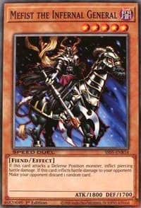 Mefist the Infernal General - Speed Duel Decks: Twisted Nightmares - YuGiOh card