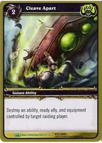 Cleave Apart - Magtheridon's Lair - WoW card