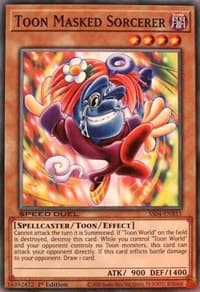 Toon Masked Sorcerer - Speed Duel Decks: Match of the Millennium - YuGiOh card