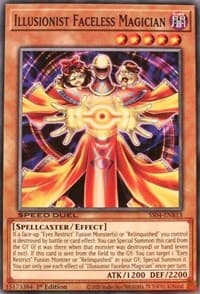 Illusionist Faceless Magician - Speed Duel Decks: Match of the Millennium - YuGiOh card