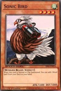 Sonic Bird - Speed Duel Decks: Match of the Millennium - YuGiOh card
