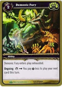 Demonic Fury - Magtheridon's Lair - WoW card