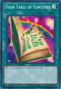 Toon Table of Contents - Speed Duel Decks: Match of the Millennium - YuGiOh card