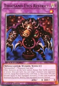 Thousand-Eyes Restrict - Speed Duel Decks: Match of the Millennium - YuGiOh card