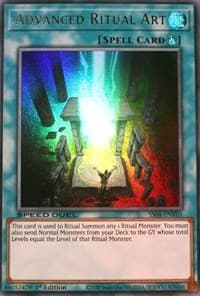 Advanced Ritual Art - Speed Duel Decks: Match of the Millennium - YuGiOh card