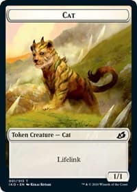 Cat // Human Soldier (003) Double-Sided Token - Ikoria: Lair of Behemoths - Magic: The Gathering card