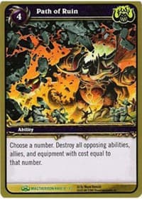 Path of Ruin - Magtheridon's Lair - WoW card