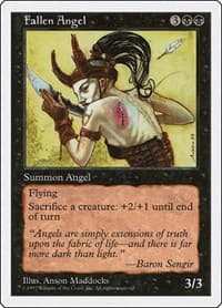 Fallen Angel - Fifth Edition - Magic: The Gathering card