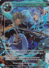 Blue Illusionary Hero (Full Art) - Alice Origin III - Force of Will card