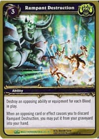 Rampant Destruction - Magtheridon's Lair - WoW card