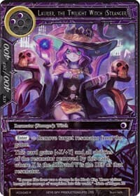 Laurier, the Twilight Witch (Stranger) (Full Art) - Alice Origin III - Force of Will card