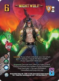 Night Wolf - Mortal Kombat DLC - UniVersus card