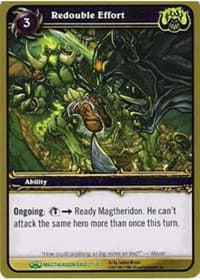Redouble Effort - Magtheridon's Lair - WoW card