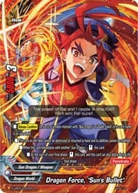 Dragon Force, "Sun's Bullet" - Buddy Again Vol.2 ~Super Buddy War EX~ - Future Card BuddyFight card