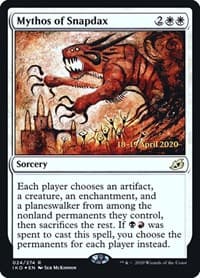 Mythos of Snapdax - Prerelease Cards - Magic: The Gathering card