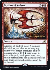 Mythos of Vadrok - Prerelease Cards - Magic: The Gathering card