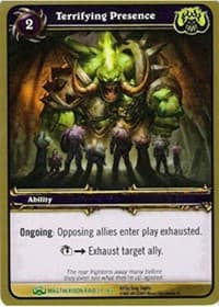 Terrifying Presence - Magtheridon's Lair - WoW card