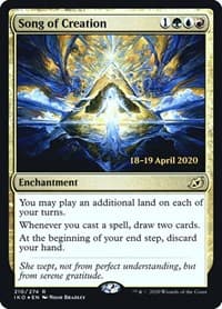 Song of Creation - Prerelease Cards - Magic: The Gathering card