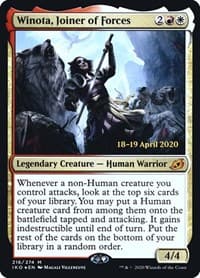 Winota, Joiner of Forces - Prerelease Cards - Magic: The Gathering card