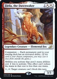 Zirda, the Dawnwaker - Prerelease Cards - Magic: The Gathering card