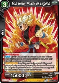 Son Goku, Power of Legend - Rise of the Unison Warrior - Dragon Ball Super: Masters card
