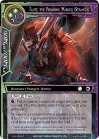 Faust, the Promising Warrior (Stranger) - Alice Origin III - Force of Will card