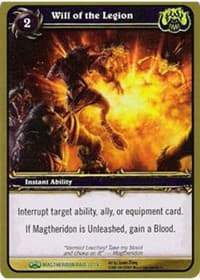 Will of the Legion - Magtheridon's Lair - WoW card