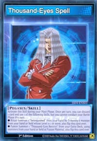 Thousand-Eyes Spell - Speed Duel Decks: Match of the Millennium - YuGiOh card