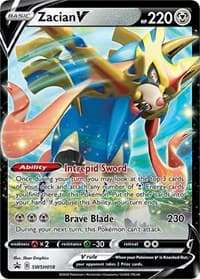 Zacian V - SWSH018 - SWSH: Sword & Shield Promo Cards - Pokemon card