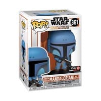 Star Wars The Mandalorian: Death Watch Mandalorian (No Stripes) (Bobble-Head) (GameStop Exclusive) - Pop! Vinyl - Funko card