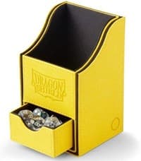 Dragon Shield Nest Plus Deck Box - Yellow/Black (Holds 100+) - Dragon Shield Deck Boxes - Deck Boxes card