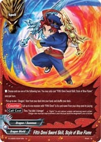 Fifth Omni Sword Skill, Style of Blue Flame - Buddy Again Vol.2 ~Super Buddy War EX~ - Future Card BuddyFight card