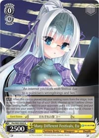 Many Different Festivals, Eu - Fujimi Fantasia Bunko - Weiss Schwarz card