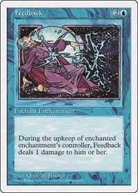 Feedback - Fifth Edition - Magic: The Gathering card