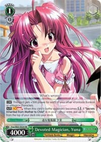 Devoted Magician, Yuna - Fujimi Fantasia Bunko - Weiss Schwarz card