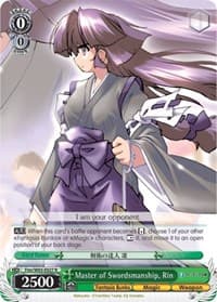 Master of Swordsmanship, Rin - Fujimi Fantasia Bunko - Weiss Schwarz card