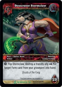 Desecrator Stormclaw - Servants of the Betrayer - WoW card