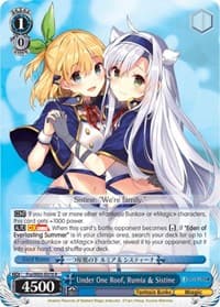 Under One Roof, Rumia & Sistine - Fujimi Fantasia Bunko - Weiss Schwarz card