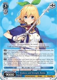 Kindness and Strength, Rumia - Fujimi Fantasia Bunko - Weiss Schwarz card