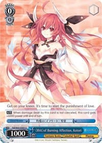 Ifrit of Burning Affection, Kotori - Fujimi Fantasia Bunko - Weiss Schwarz card