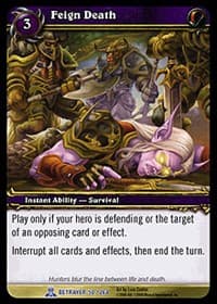 Feign Death - Servants of the Betrayer - WoW card