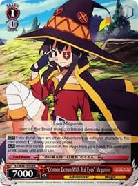 "Crimson Demon With Red Eyes" Megumin - KonoSuba - Weiss Schwarz card