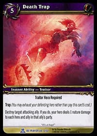 Death Trap - Servants of the Betrayer - WoW card