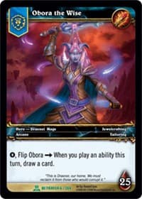 Obora the Wise - Servants of the Betrayer - WoW card