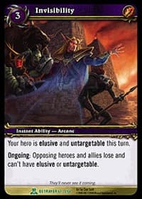 Invisibility - Servants of the Betrayer - WoW card