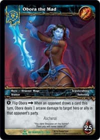 Obora the Mad - Servants of the Betrayer - WoW card