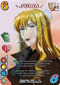 Julia - Cowboy Bebop DLC - UniVersus card